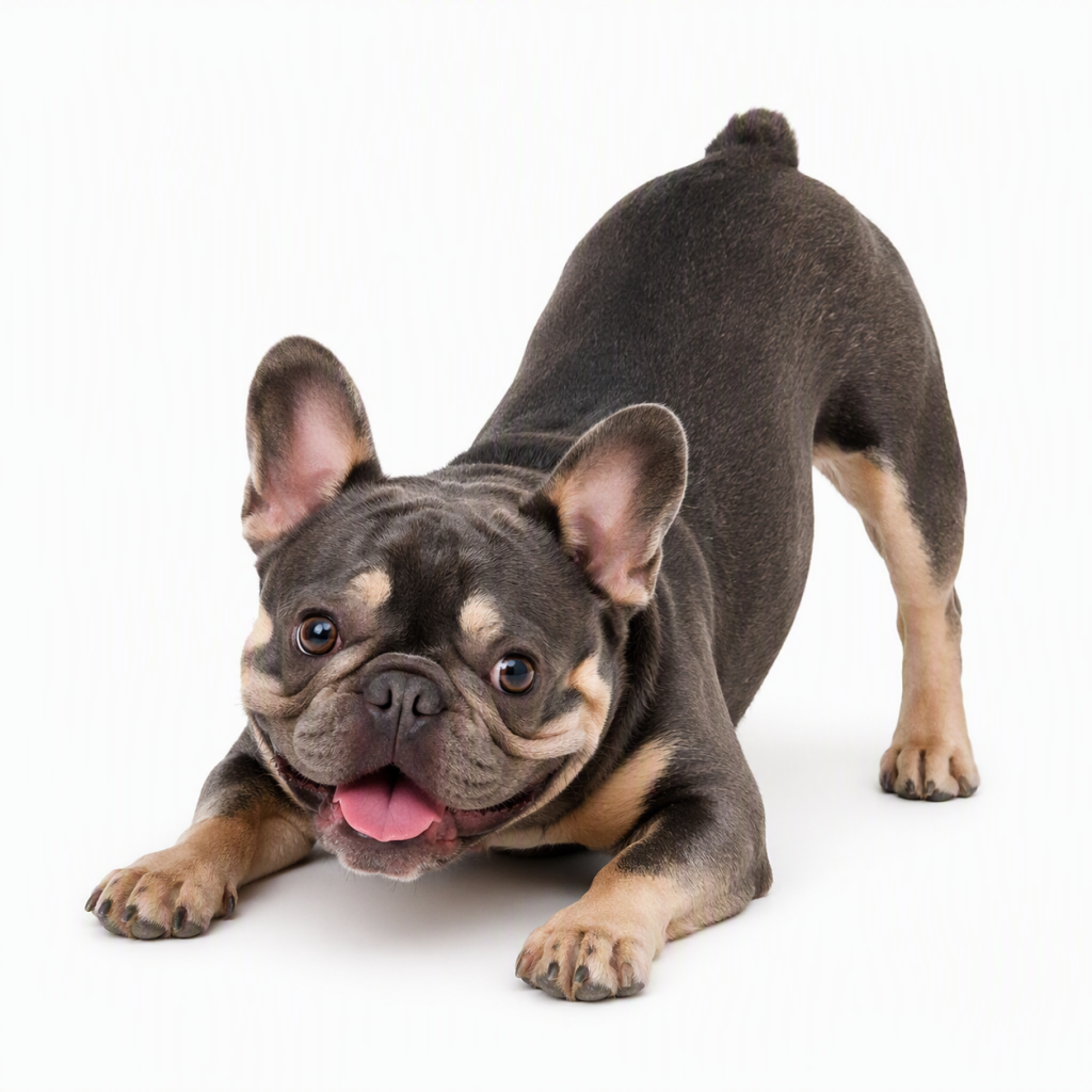Dog_Frenchie Bowing_CoPilot